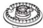 LG UPCG3654ST - Burner Heads - 3