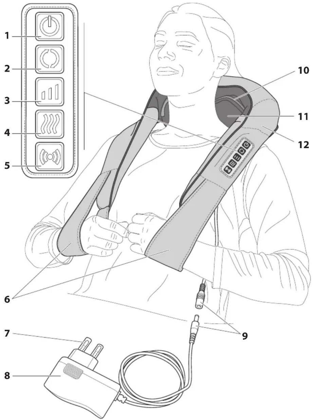 QUIGG GTSNM02 - AANDUIDING ONDERDELEN - 1