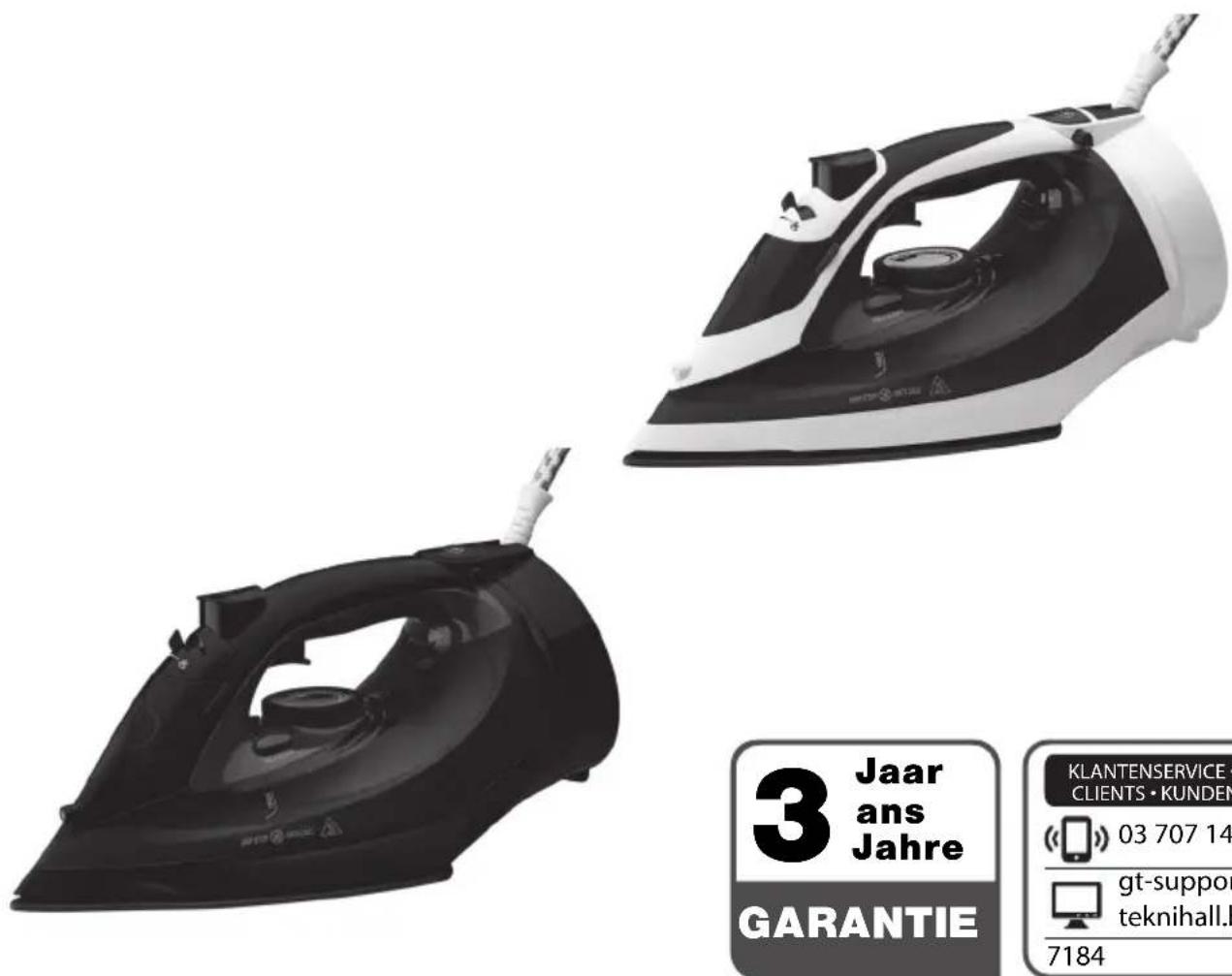QUIGG GTSIC06 - Draadloos stoomstrijkijzer Fer à repasser à vapeur sans fil Kabelloses Dampfbügeleisen GT-SIC-06 - 1