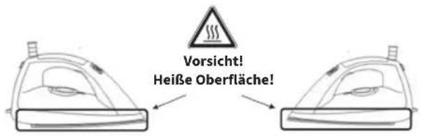QUIGG GTSFDBS04 - Gefahren beim Betrieb der Dampfbügelstation - 1