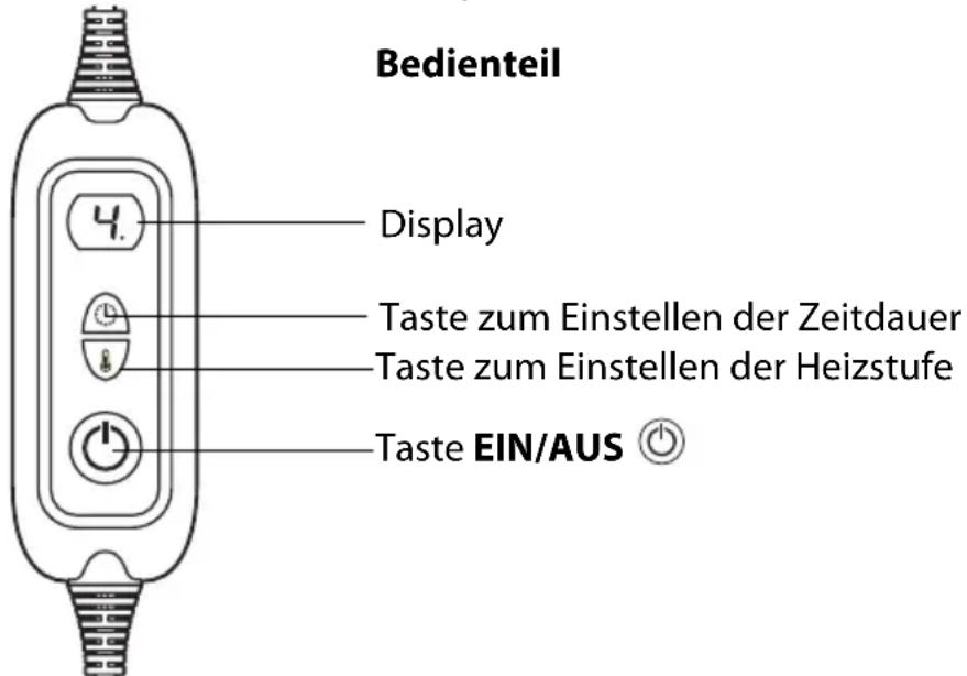 QUIGG GTHPMB04 - Ein-/Ausschalten und Temperatur einstellen - 1