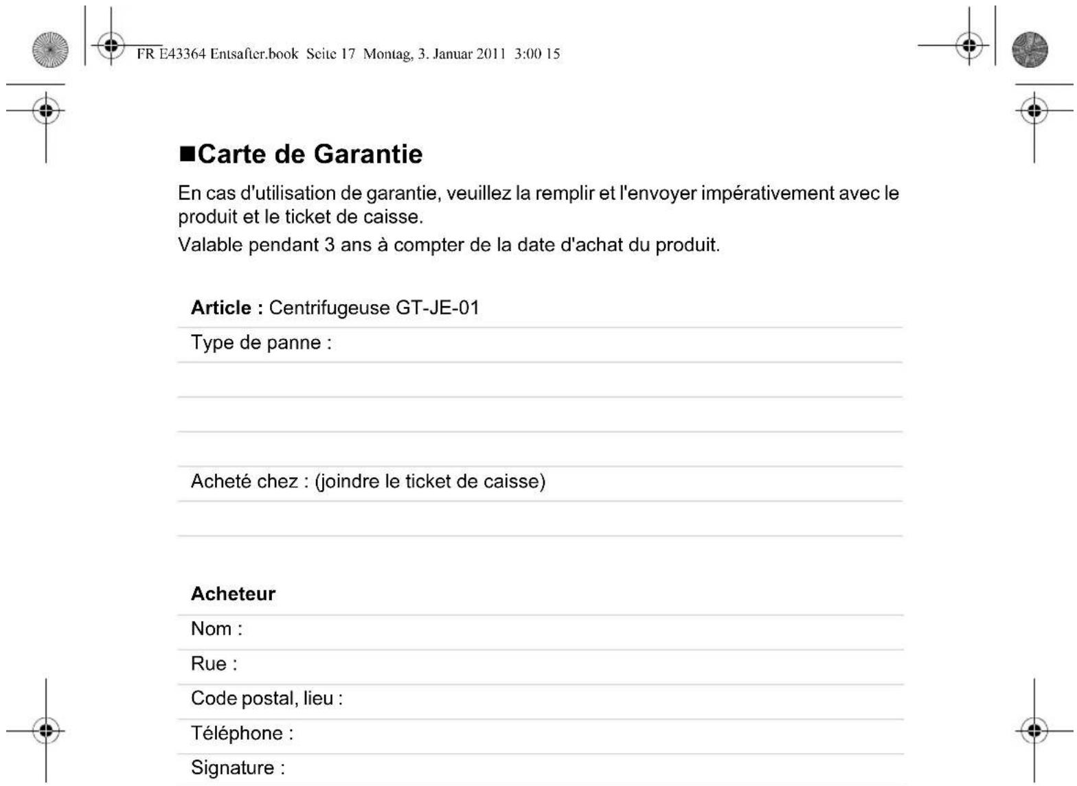 QUIGG GTJE01 - Recyclage - 5