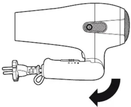 QUIGG GTHDirf02 - Rangement du sèche-cheveux - 1