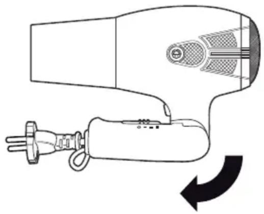 QUIGG GTHDirf01 - Rangement du sèche-cheveux - 1