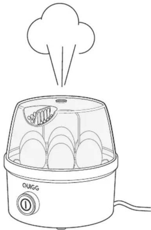 QUIGG GTEB02 - Eier kochen - 2