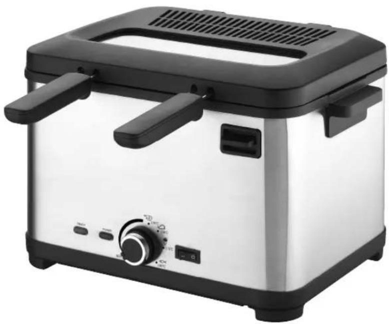 QUIGG GTDFK301 - Friteuse inox 3 paniers - 1