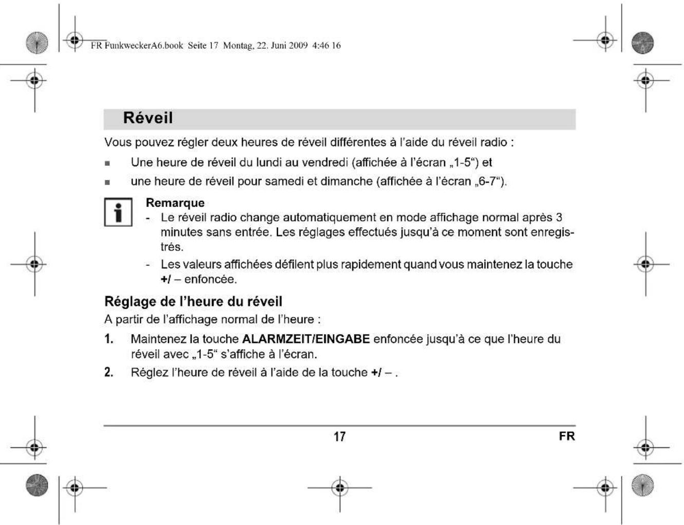 Tevion GTFWe01 - Veuillez noter: - 8