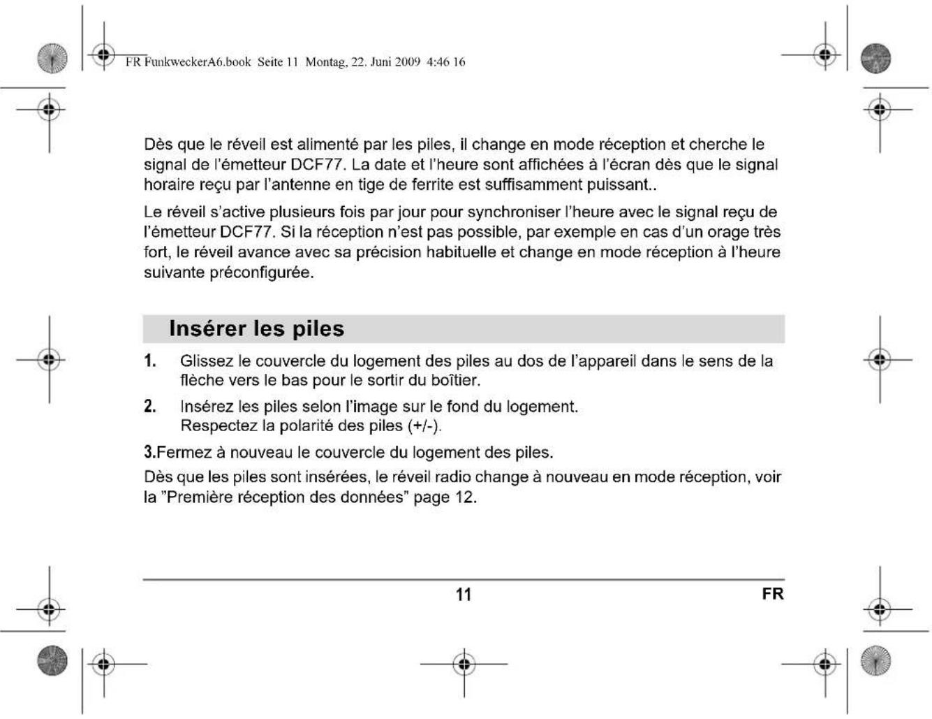 Tevion GTFWe01 - Fonctionnement de la transmission radio - 6