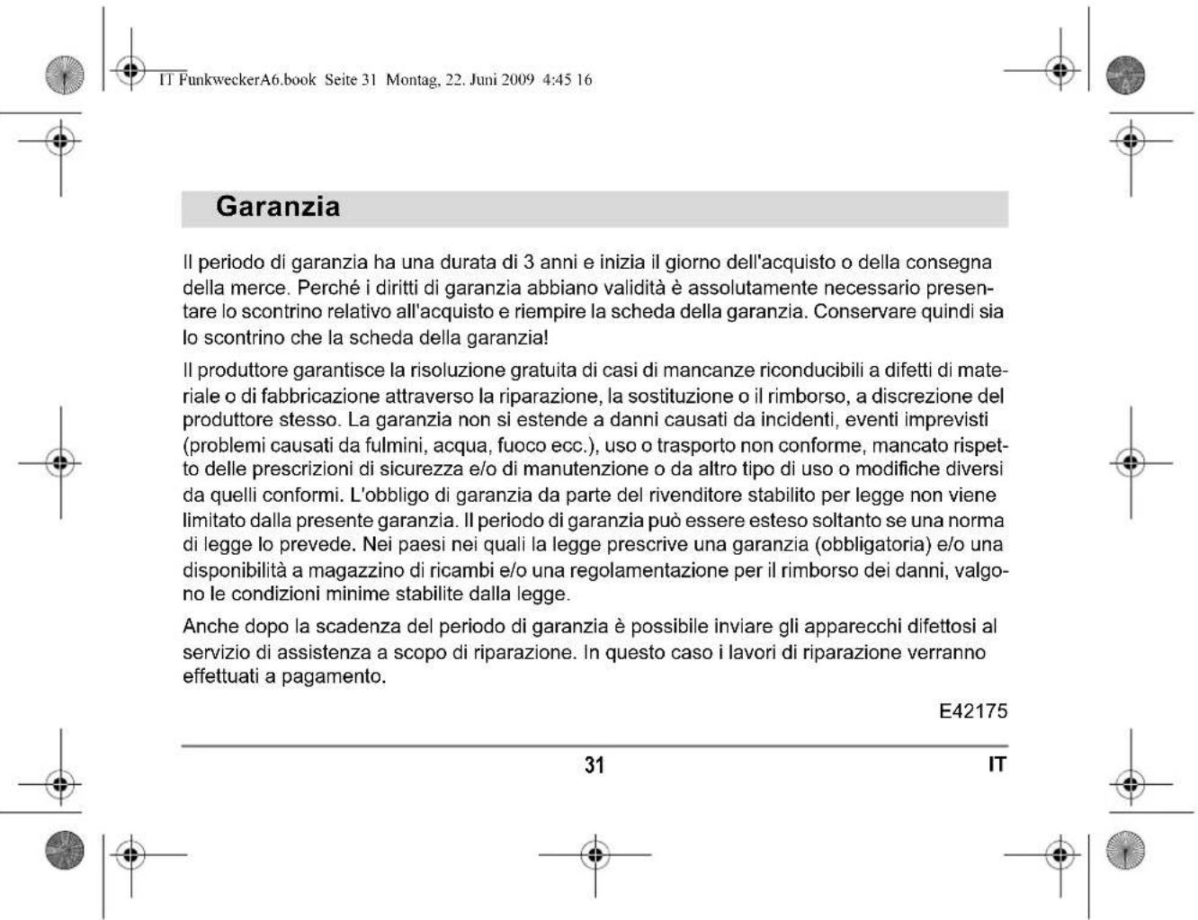 Tevion GTFWe01 - ATTENZIONE - 16