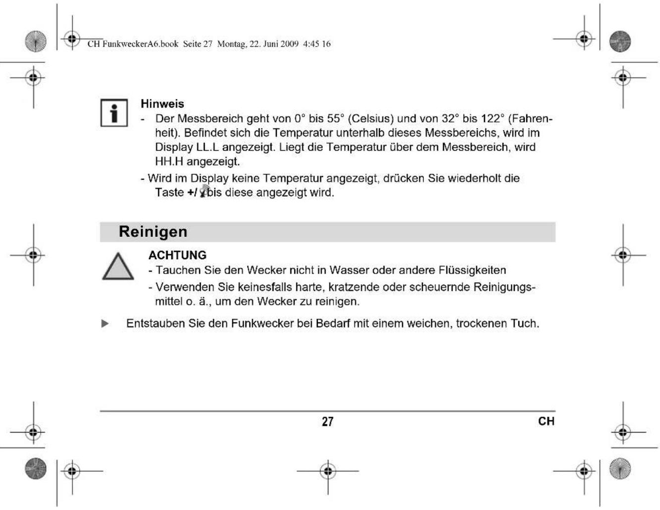 Tevion GTFWe01 - Hinweis - 7