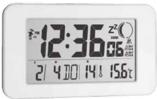 GlobalTronics WCD05 - Horloge numérique radioguidée - 3