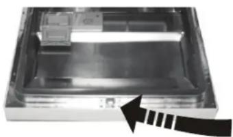 BLAUPUNKT 5VT710NA - Limpieza de la puerta - 1