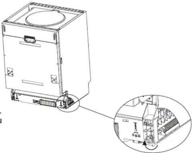 BLAUPUNKT 5VT710NA - - Réglage de la tension du ressort de la porte - 1