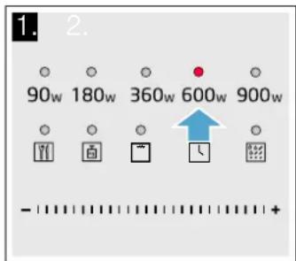 BLAUPUNKT 5G49K1550 - Réglage du micro-ondes - 1