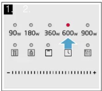 BLAUPUNKT 5G49K1550 - Setting the microwave - 1