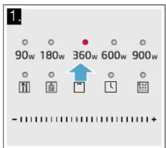 BLAUPUNKT 5G49K1550 - Réglage du micro-ondes et du gril - 1