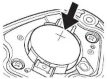 PIONEER SGYPM9100C - Installation de la nouvelle batterie (CR2032). - 1