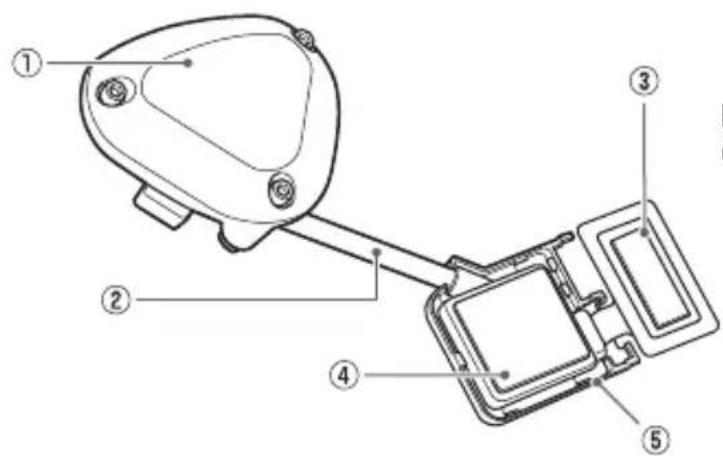 PIONEER SGYPM9100C - Capteur de moniteur de pédalage (côté droit) - 1