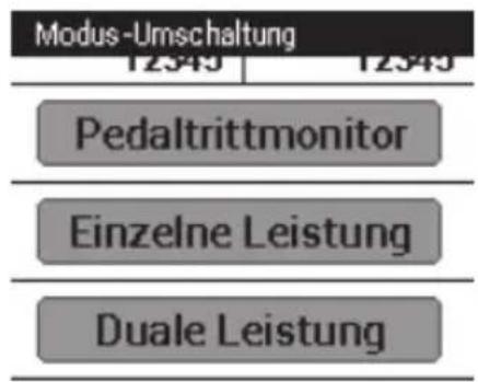 PIONEER SGYPM9100C - Falls linker und rechter Sensor ausgewählt sind, tippen Sie auf [Duale Leistung]. - 1