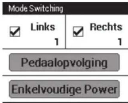 PIONEER SGYPM9100C - Schakelen maar de pedaalopvolgingsmodus - 1