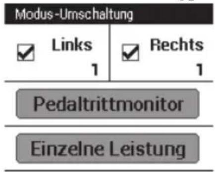 PIONEER SGYPM9100C - In den Pedaltrittüberwachungsmodus umschalten - 1
