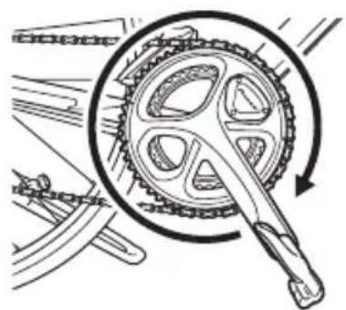 PIONEER SBTPM9100C - Rotate the bicycle's crank set more than three rotations to start the left and right transmitters. - 1