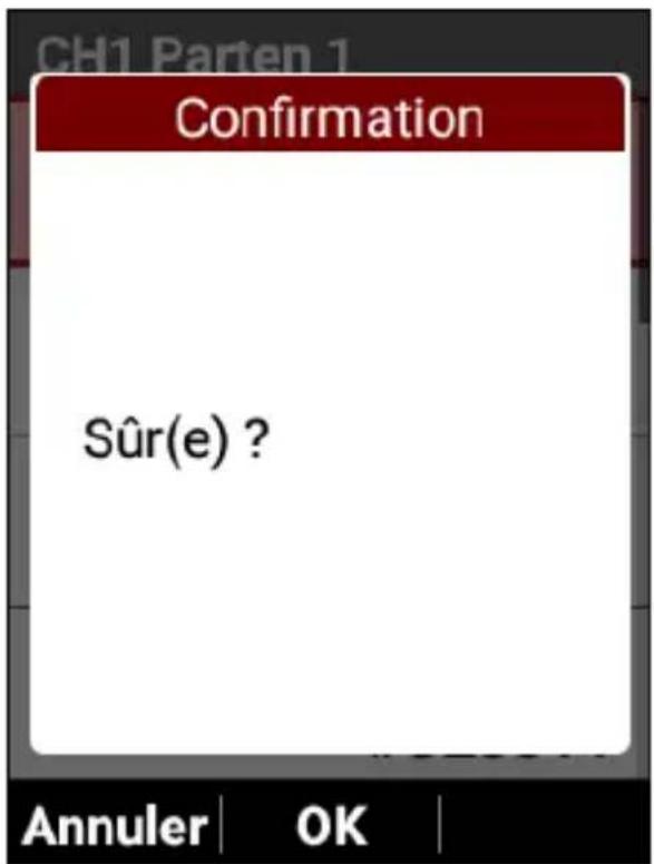 PIONEER SGXCA600 - Utilisez les boutons [] / [] pour selectionner le numero de canal sur lequel le partenaire ou l'entraineur est enregistré, puis appuyez sur le bouton [Confirmer]. - 3