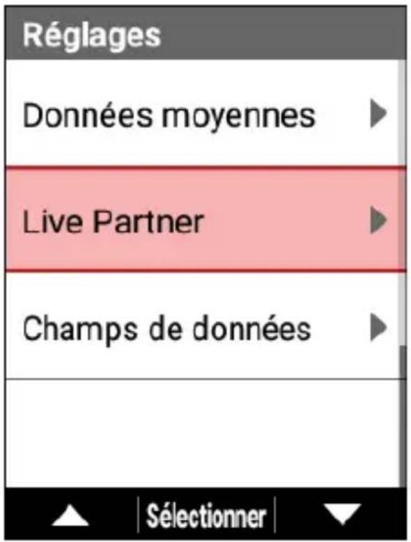 PIONEER SGXCA600 - Utilisez les boutons [] / [] pour selectionner [Live Partner], puis appuyez sur le bouton [Confirmer]. - 1