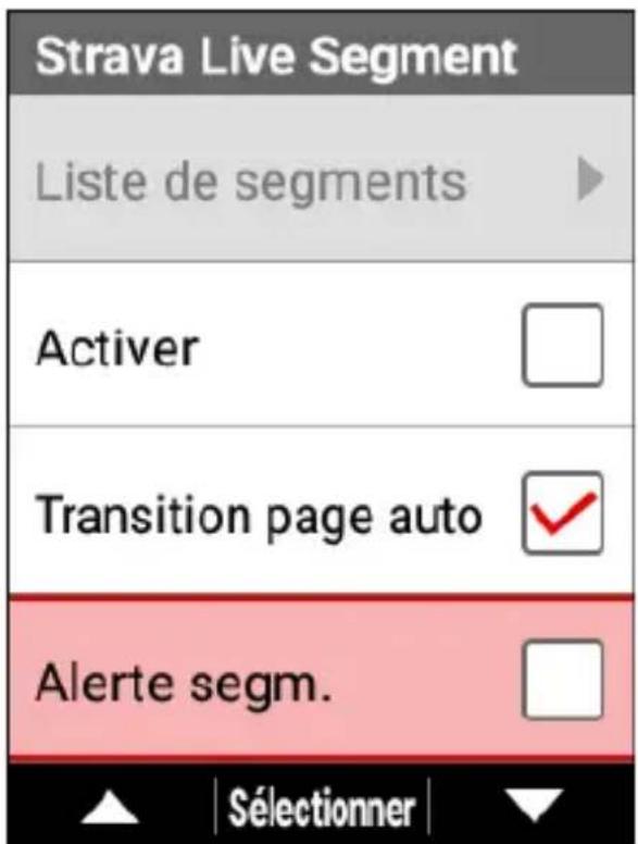 PIONEER SGXCA600 - Utilisation de la fonction d'alerte de segment - 3