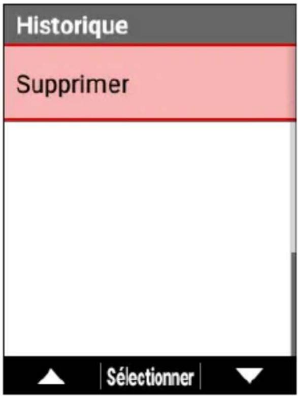 PIONEER SGXCA600 - Utilisez les boutons [] / [] pour selectionner [Supprimer], puis appuyez sur le bouton [Confirmer]. - 1
