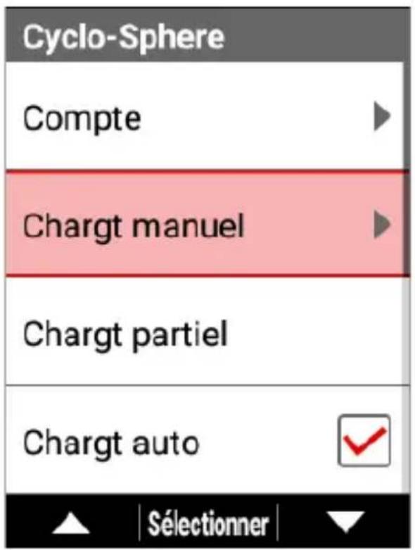 PIONEER SGXCA600 - Utilisez les boutons [] / [] pour selectionner [Chargt manuel], puis appuyez sur le bouton [Confirmer]. - 1