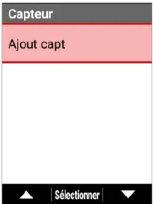 PIONEER SGXCA600 - Utilisez les boutons [] / [] pour selectionner [Ajout capt], puis appuyez sur le bouton [Confirmer]. - 1