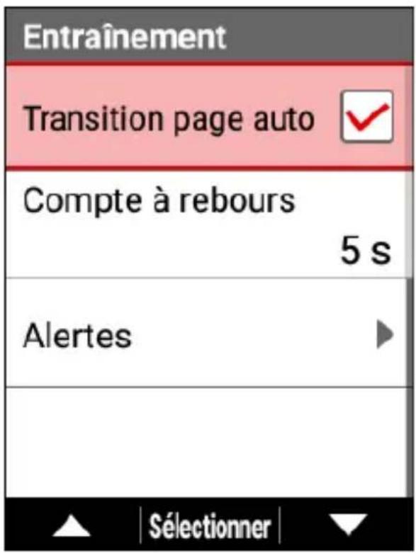 PIONEER SGXCA600 - Utilisez les boutons [] / [] pour selectionner [Transition page auto], puis appuyez sur le bouton [Confirmer]. - 1
