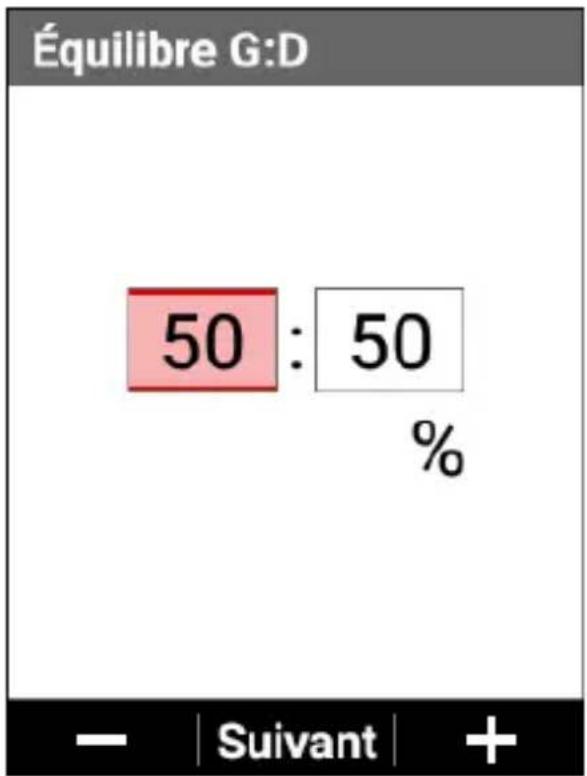 PIONEER SGXCA600 - Utilisez les boutons [] / [] pour entrer l'équilibre gauche/ droite (%), puis appuyez sur le bouton [Confirmer]. - 1