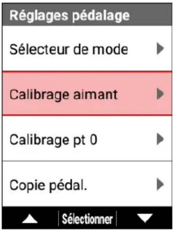 PIONEER SGXCA600 - Utilisez les boutons [] / [] pour selectionner [Calibrage aimant], puis appuyez sur le bouton [Confirmer]. - 1
