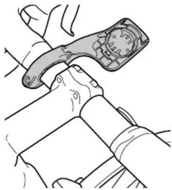 PIONEER SGXCA600 - Montez le support sur le guidon de votre vélo. - 1