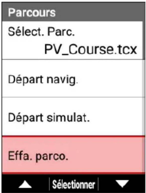 PIONEER SGXCA600 - Annuler le parcours - 2