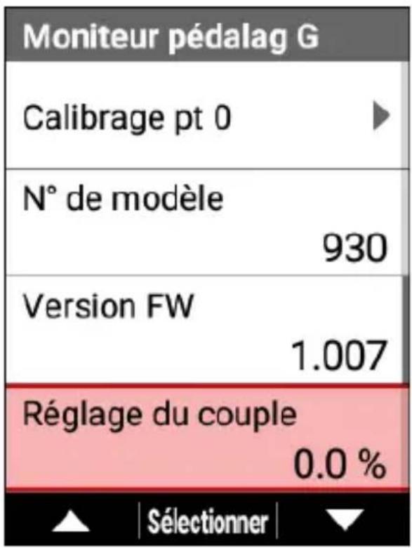 PIONEER SGXCA600 - Utilisez les boutons [  ] / [  ] pour selectionner [Réglage du couple], puis appuyez sur le bouton [Confirmer]. - 1