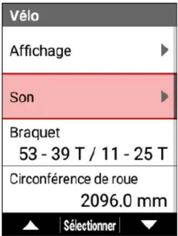 PIONEER SGXCA600 - Utilisez les boutons [] / [] pour selectionner [Son], puis appuyez sur le bouton [Confirmer]. - 1