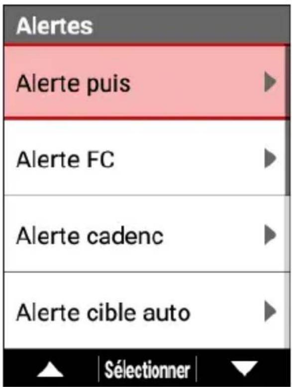 PIONEER SGXCA600 - Utilisez les boutons [] / [] pour selectionner [Alerte puis], puis appuyez sur le bouton [Confirmer]. - 1