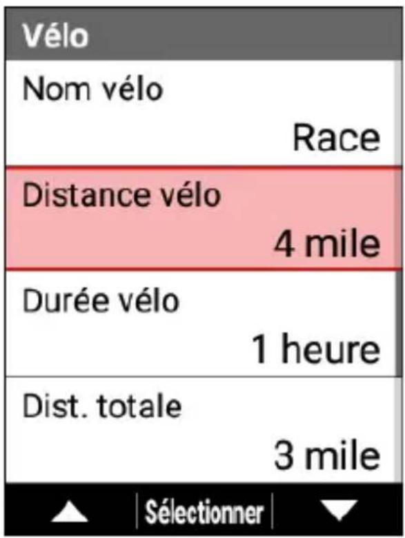 PIONEER SGXCA600 - Réglages de la distance et de la durée de vélo - 2
