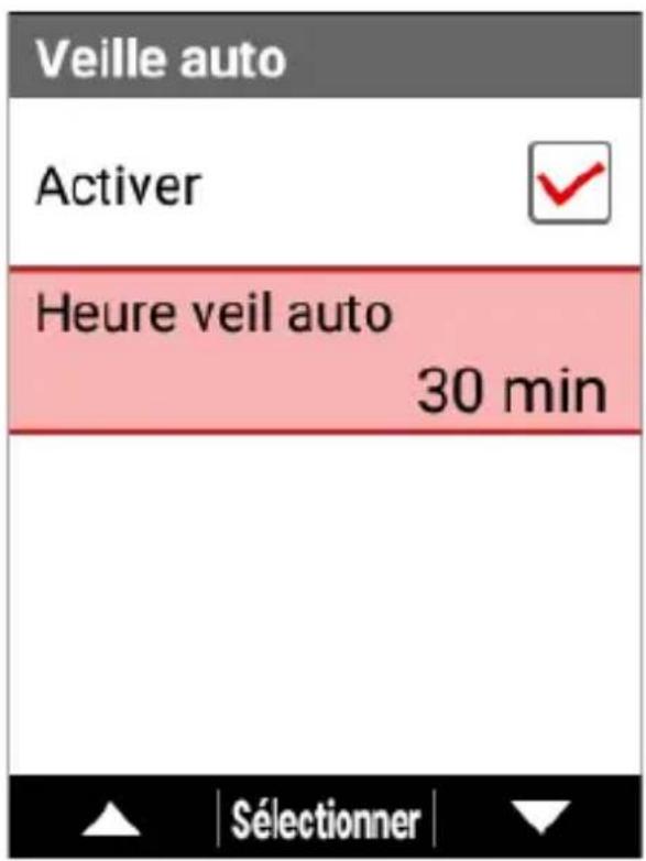 PIONEER SGXCA600 - Utilisez les boutons [] / [] pour selectionner [Heure veil auto], puis appuyez sur le bouton [Confirmer]. - 1