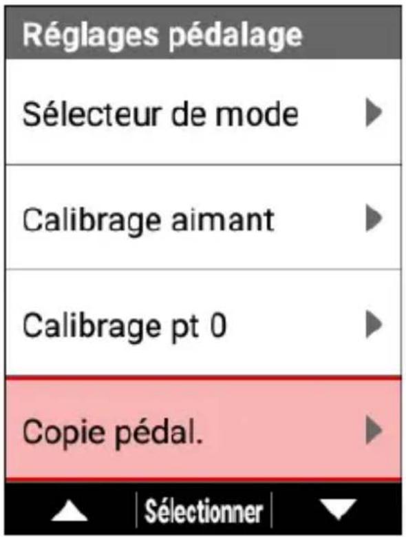 PIONEER SGXCA600 - Utilisez les boutons [  ] / [  ] pour selectionner [Copie pédal.], puis appuyez sur le bouton [Confirmer]. - 1