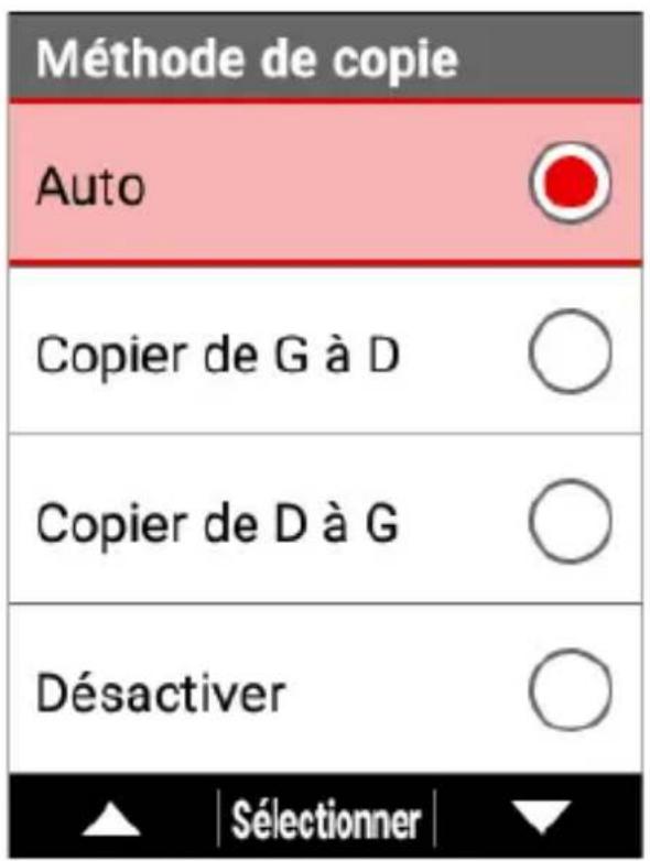 PIONEER SGXCA600 - Utilisez les boutons [] / [] pour selectionner la méthode de copie, puis appuyez sur le bouton [Confirmer]. - 1