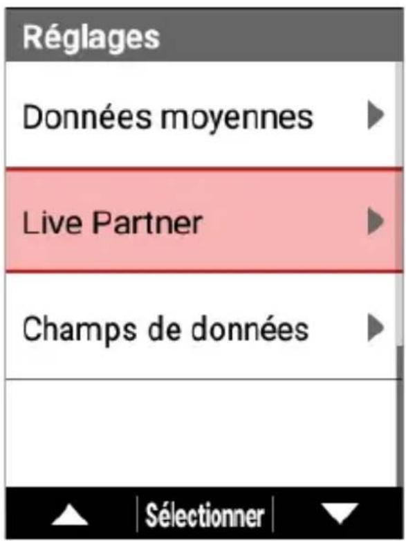 PIONEER SGXCA600 - Utilisez les boutons [] / [] pour selectionner [Live Partner], puis appuyez sur le bouton [Confirmer]. - 1