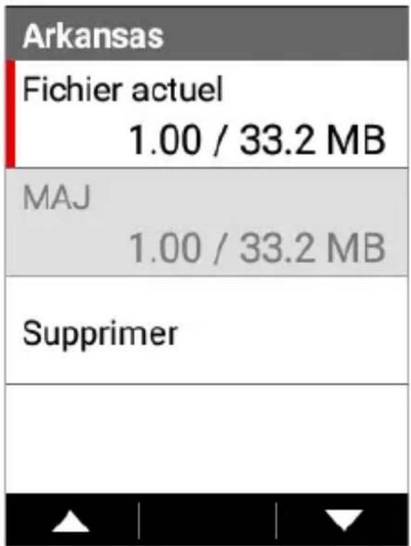 PIONEER SGXCA600 - Utilisez les boutons [] / [] pour selectionner le nom d'une carte enregistrée, puis appuyez sur le bouton [Confirmer]. - 2