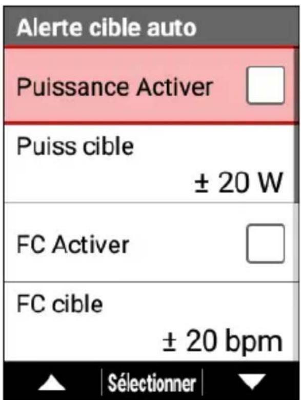 PIONEER SGXCA600 - Utilisez les boutons [] / [] pour selectionner [Alerte cible auto], puis appuyez sur le bouton [Confirmer]. - 2