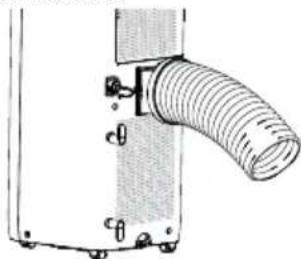 SHARP ULC09EAW - Hinweis zur Installation des Wärmeabflussrohrs - 3