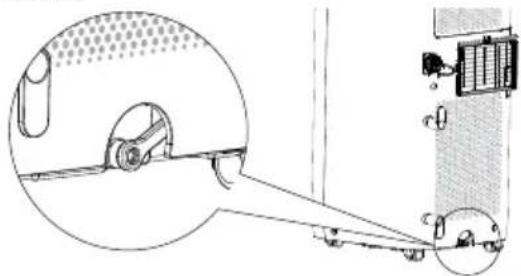 SHARP ULC09EAW - Methode zum Ablassen von Wasser - 1