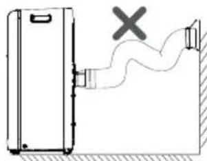 SHARP ULC09EAW - Note on installing heat discharge pipe - 2